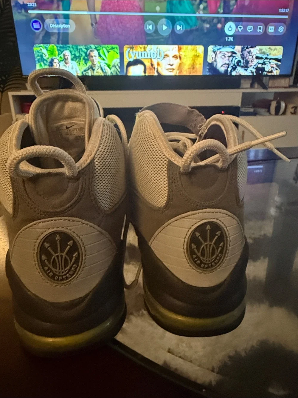 Nike Kids Gray and Neon Yellow Sneakers